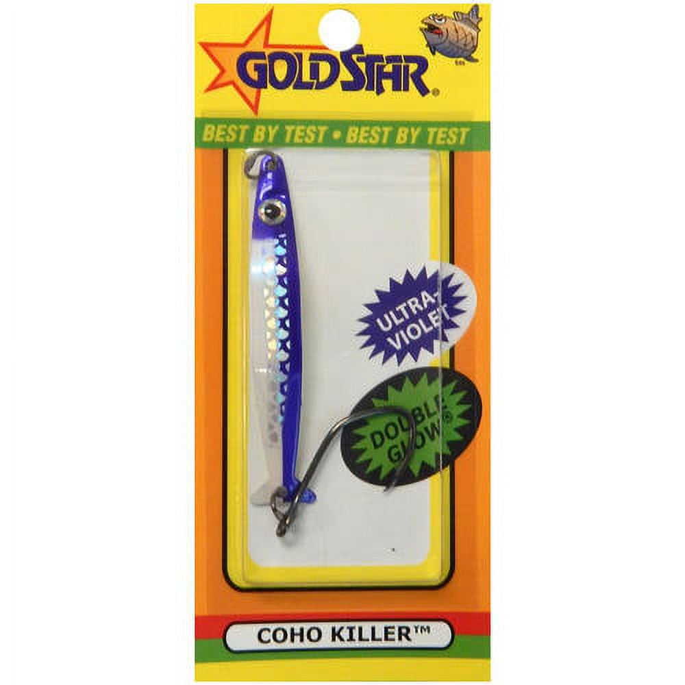Silver Horde Gold Star Coho Killer Jigging Spoon