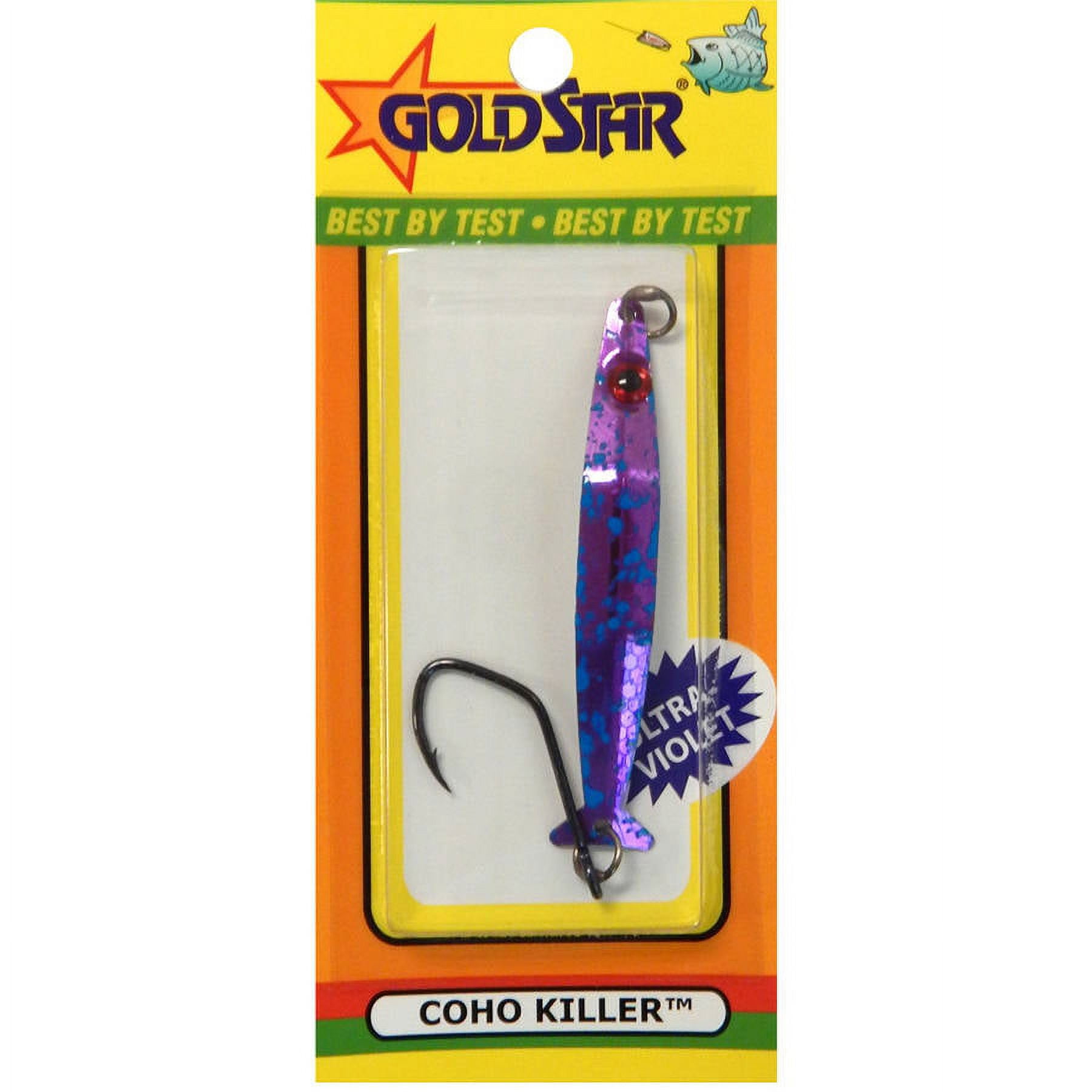 Silver Horde Gold Star Coho Killer Jigging Spoon