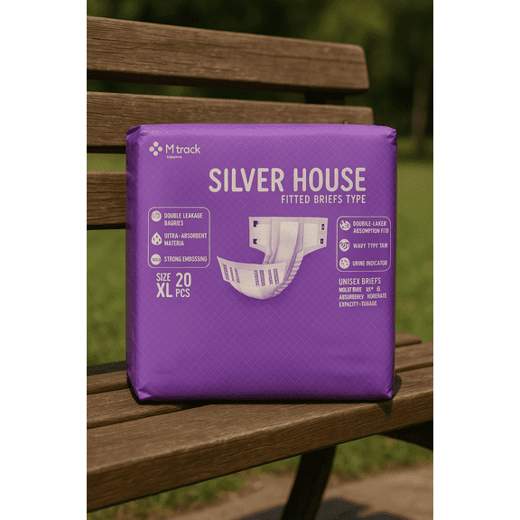 Silver House Adult Diaper  High Absorbency XLarge-Made In Korea