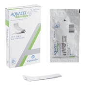 Convatec Advantage Silver Hydrofiber First Aid Gauze, 3/4 x 18 Inch, 5 Count