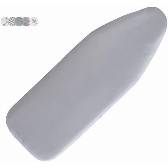 Silver Ironing Board Cover and Pad 1236in 14 44in 1848in Replacement Ironing Board Cover, Elastic Edges - Standard Size(Silver,12"x36"/90x30cm)