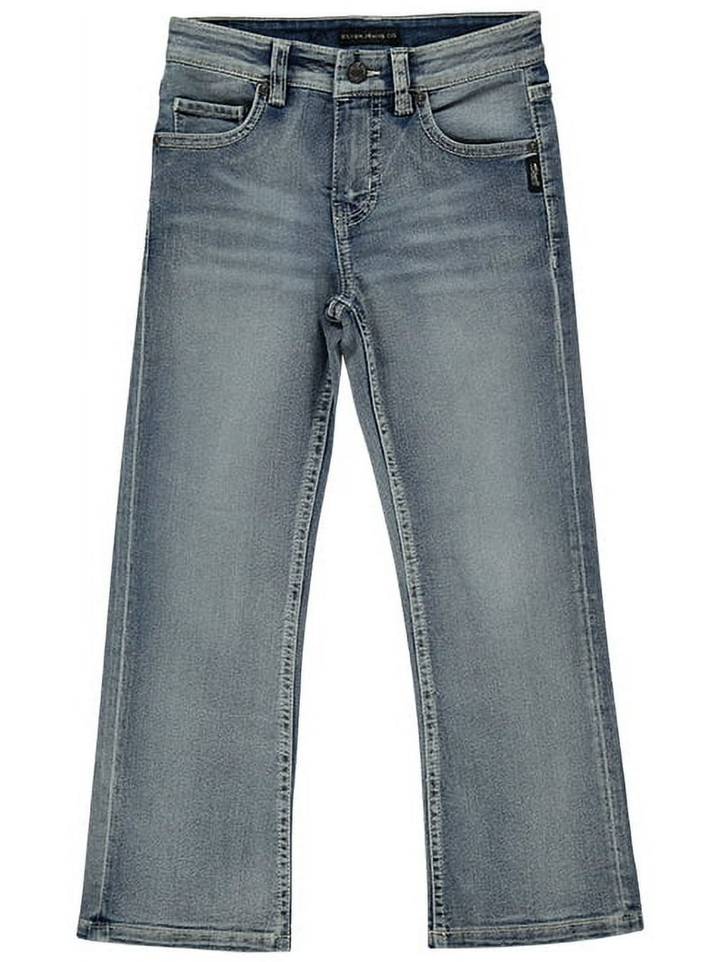Silver Jeans Boys Zane Bootcut Stretch Denim Jeans, Sizes 4-16