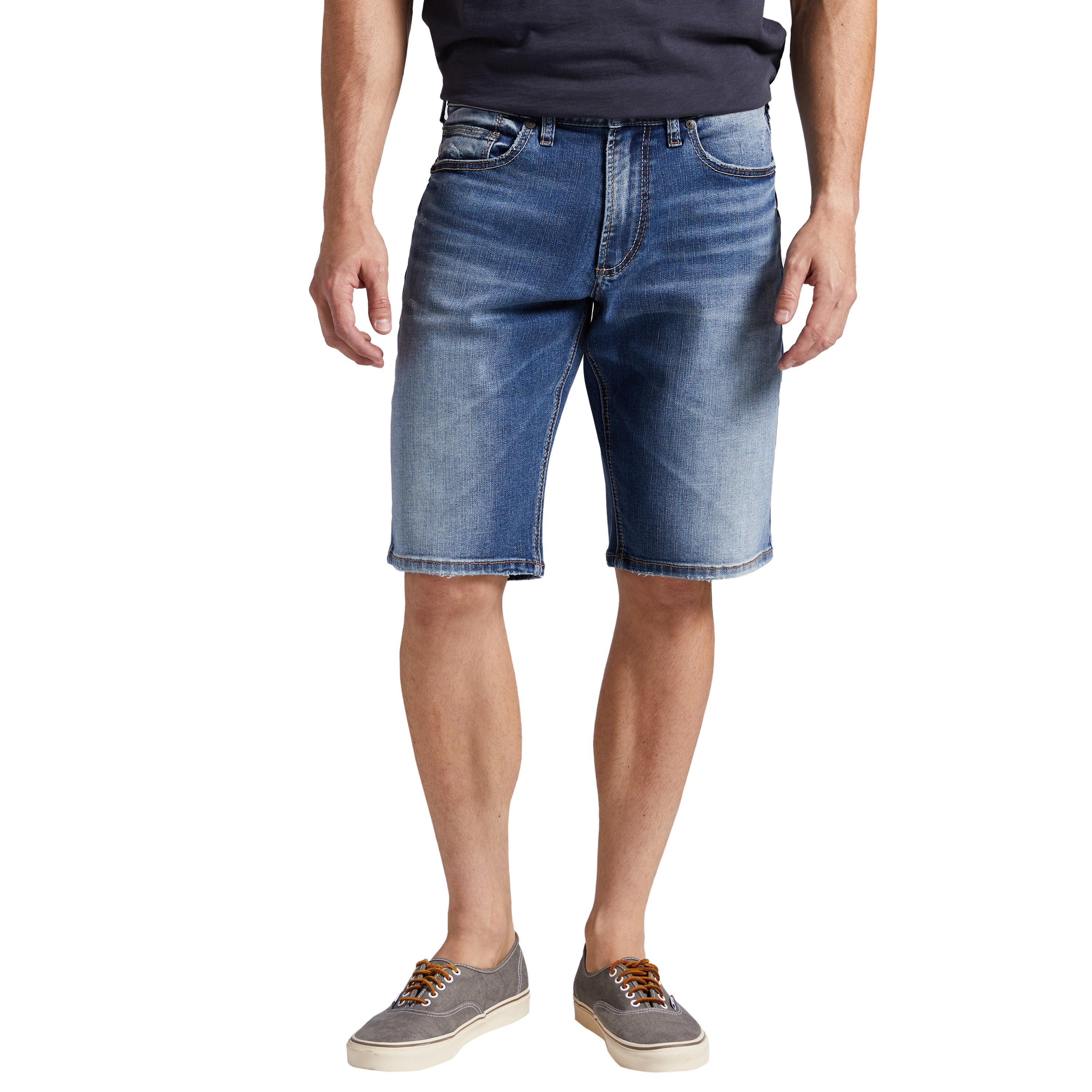 Silver Jeans Co. Men's Zac Relaxed Fit Short, Waist Sizes 30-42 ...