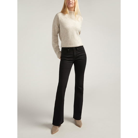 Silver Jeans Co. Women's Suki Mid Rise Bootcut Luxe Stretch Jeans ...