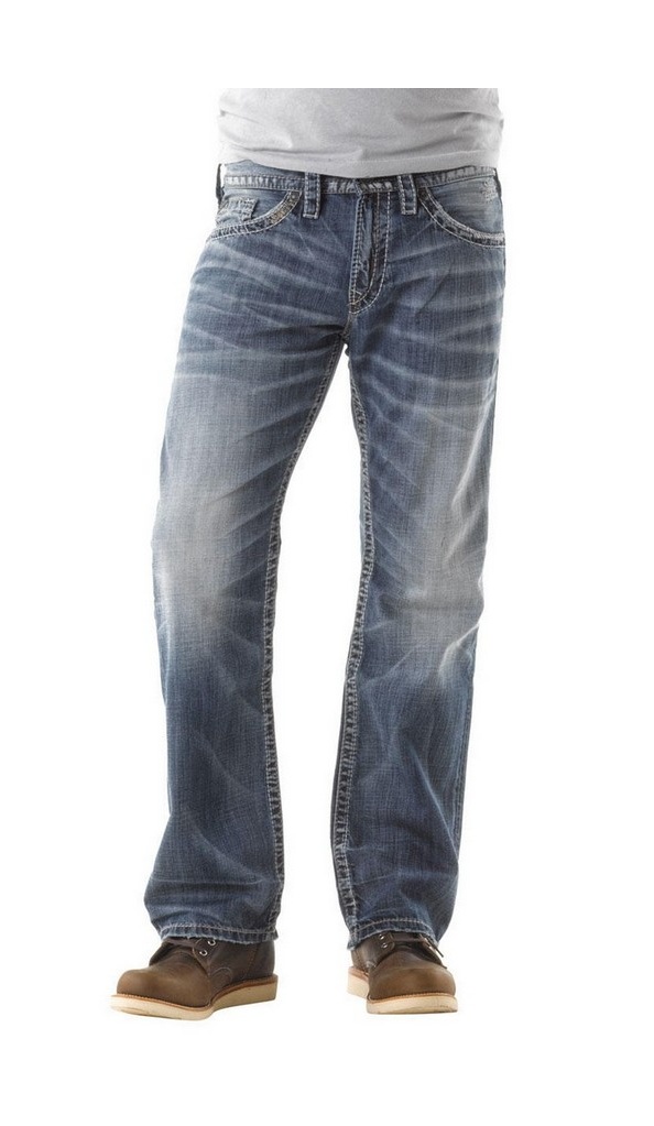 Silver Jeans Co. Zac Relaxed Fit Straight Leg Jeans , Waist Sizes 28-44 - image 1 of 4