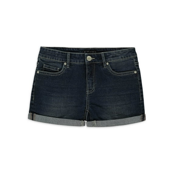 Silver Jeans Girls Lacy Denim Shorts, Sizes 7-16