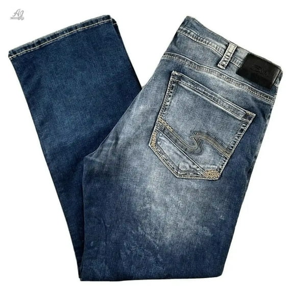 Silver Jeans Mid Rise Grayson Easy Straight Leg Relaxed 36/30 38/32 DEFECT