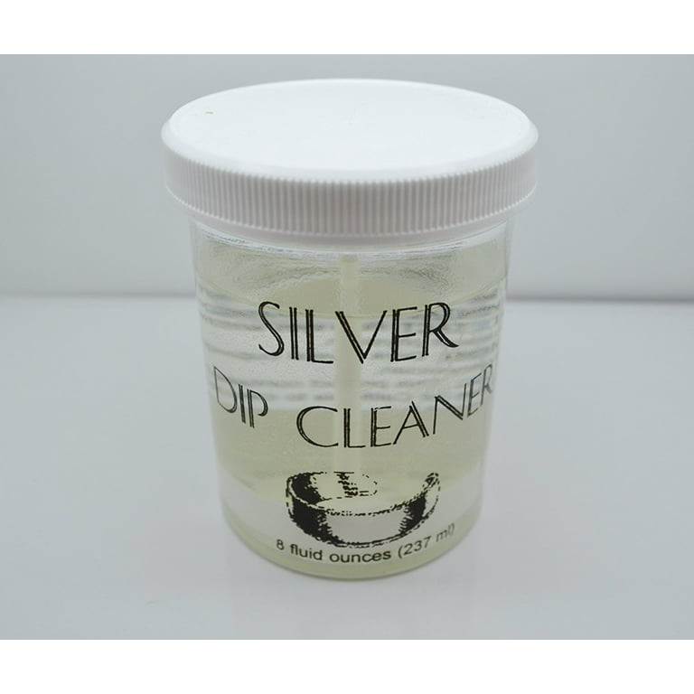 Silver Dip Cleaner Tarnish Remover 8oz Cleaning Solution
