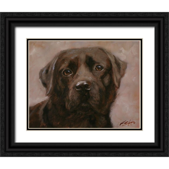 Silver, John 14x12 Black Ornate Wood Framed with Double Matting Museum Art Print Titled - 006b