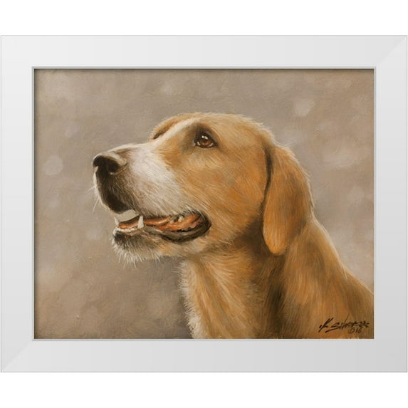 Silver, John 14x12 White Modern Wood Framed Museum Art Print Titled - 314