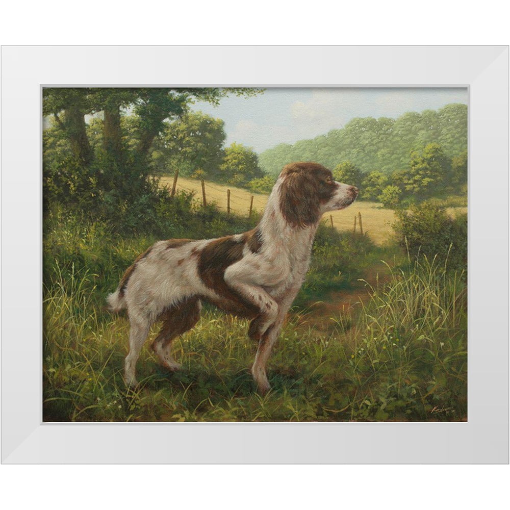 Springer Mus Silver, John 18x15 White Modern Wood Framed Museum Art Print Titled ...