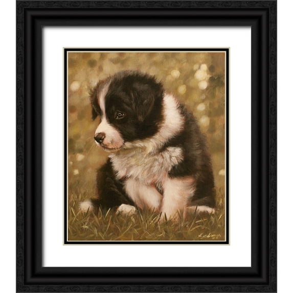 Silver, John 20x23 Black Ornate Wood Framed with Double Matting Museum Art Print Titled - 311