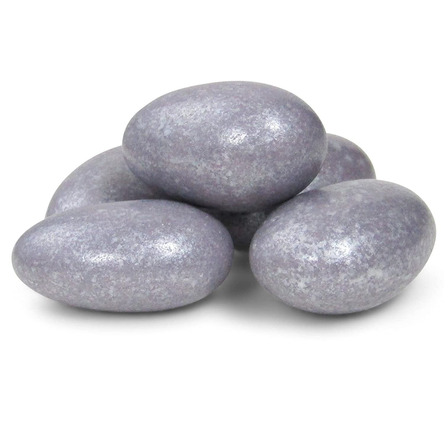 Silver Jordan Almonds by Its Delish, 2 LBS Bulk Candied Almond Nut with