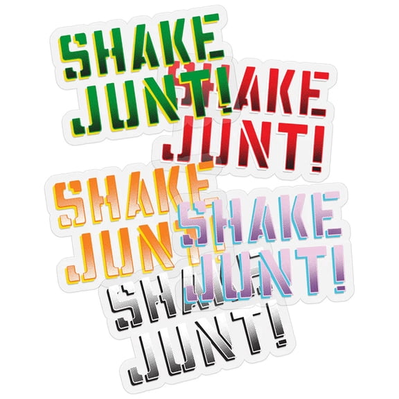 Silver Juice 10 Pack Assorted Sprayed Stickers