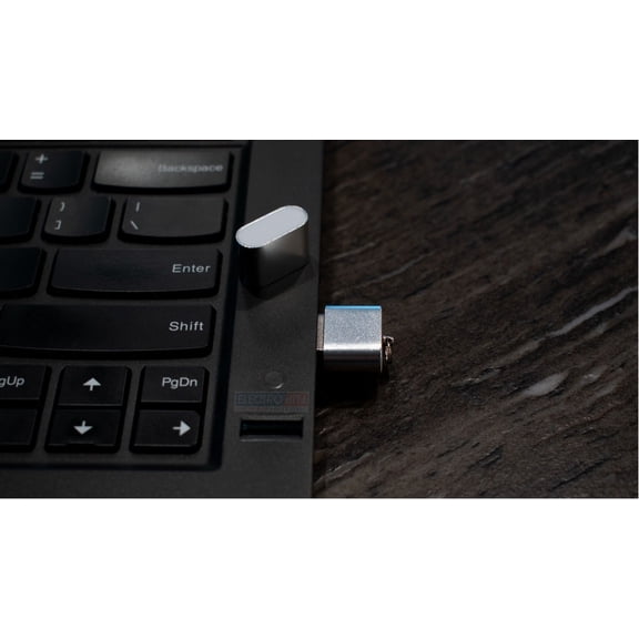Silver Keychain MicroSD Reader with Durable Build for Swift Data Transfer