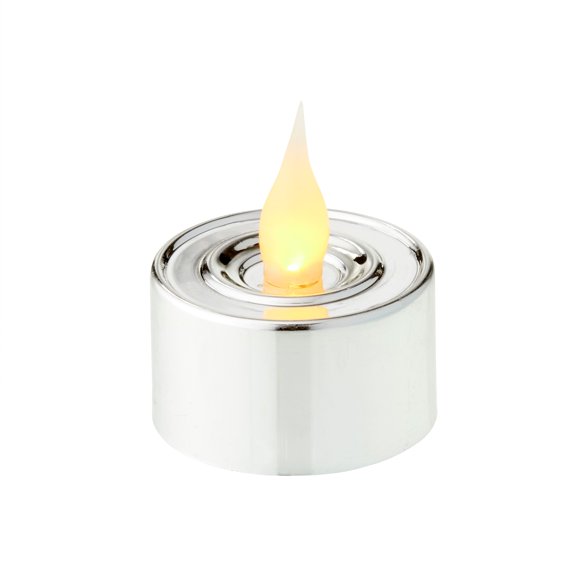 Silver LED Silver Tealight Candles - 24ct. by Ashland
