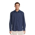 thumbnail image 1 of Silver Label Men’s Long Sleeve Dress Shirt with Front Chest Pocket, Sizes S-2X, 1 of 5