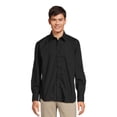 thumbnail image 1 of Silver Label Men’s Long Sleeve Dress Shirt with Front Chest Pocket, Sizes S-2X, 1 of 4