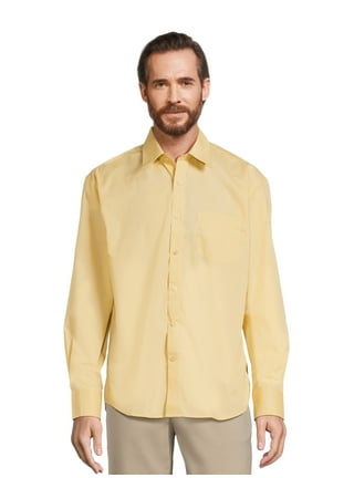 Mens Dress Shirts in Mens Suits | Yellow - Walmart.com
