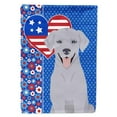 thumbnail image 1 of Silver Labrador Retriever USA American Flag Garden Size, 1 of 5