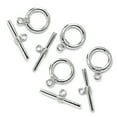 thumbnail image 1 of Silver Large Round Toggle, 4 Piece, 1 of 10