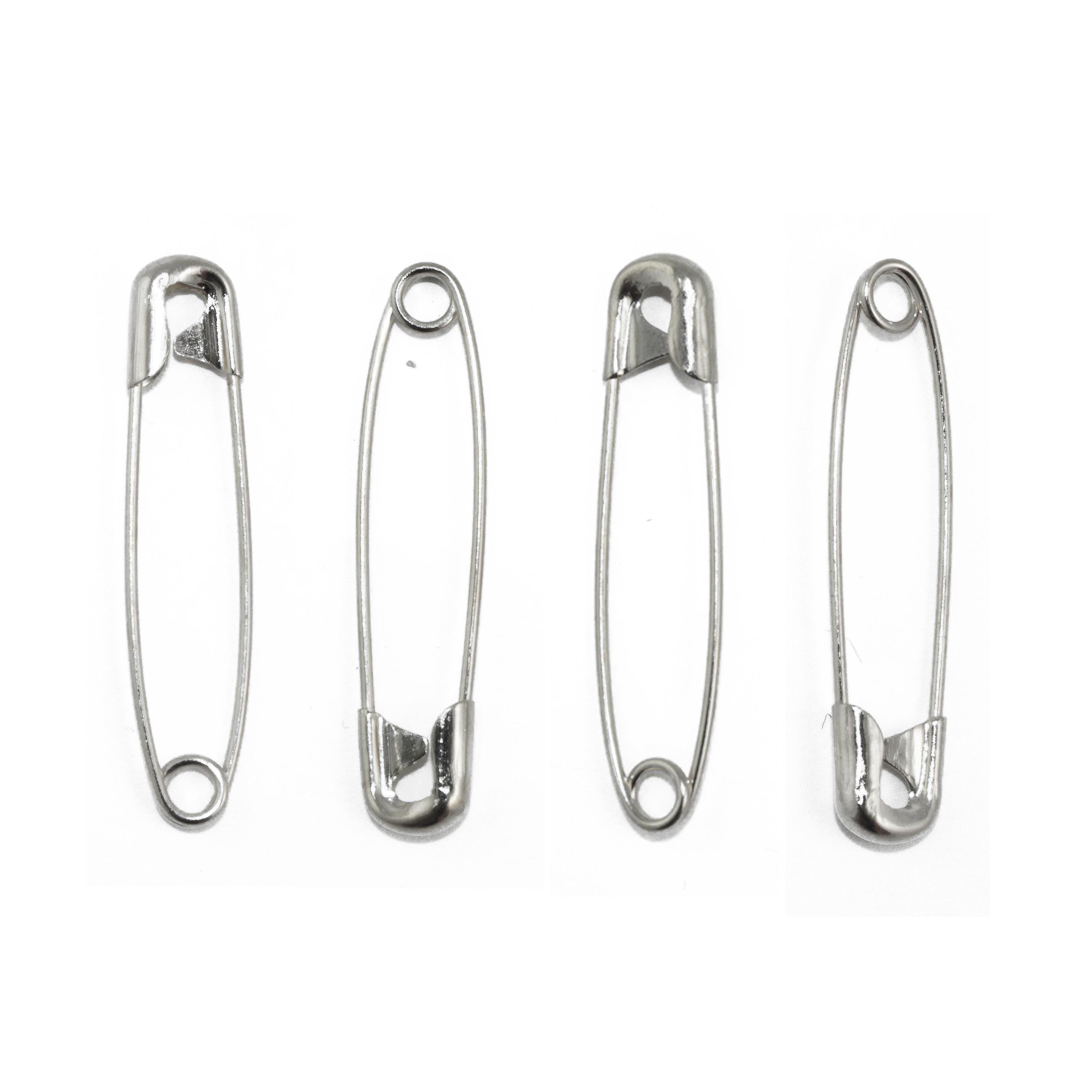 BLACK SAFETY PINS-144 Safety Pins 2 Inch Number 3 Black 