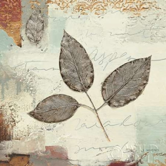 Silver Leaves II Canvas Art - James Wiens (24 x 24)