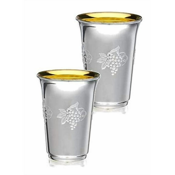 Silver Like Kiddush Cups Heavyweight Plastic (10 Cups)