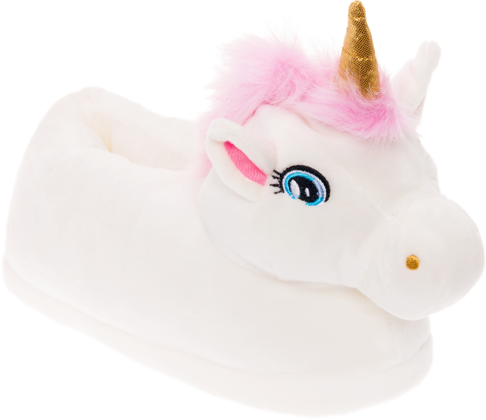 Silver Lilly Unicorn Slippers Animal Slippers Novelty House Shoe White Large Walmart