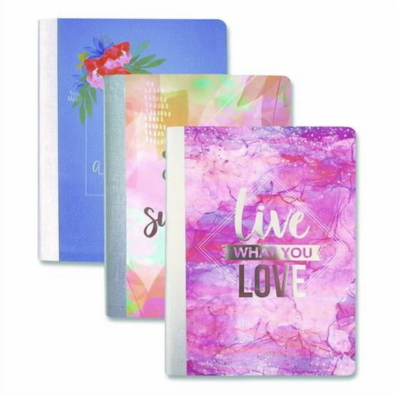 Silver Lining Composition Book, Medium/College Rule, Randomly Assorted Cover Color, (100) 9.84 x 7.6 | Bundle of 5