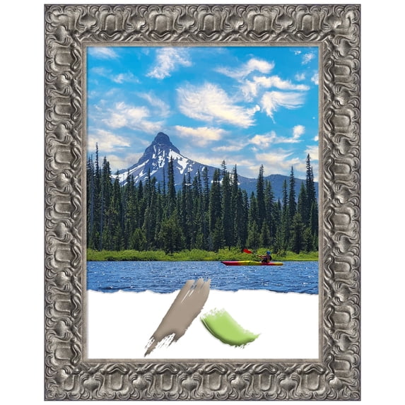 Silver Luxor Wood Picture Frame, Photo Frame, Art Frame