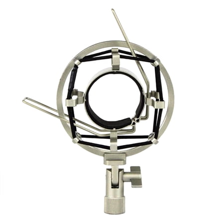 MXL 06 Silver Elastic Suspension Shock Mount for V88, 2006, 550, R144 Microphones