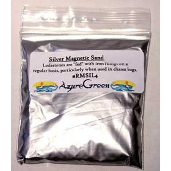 Silver Magnetic Sand (Lodestone Food) 4oz | Trending Now
