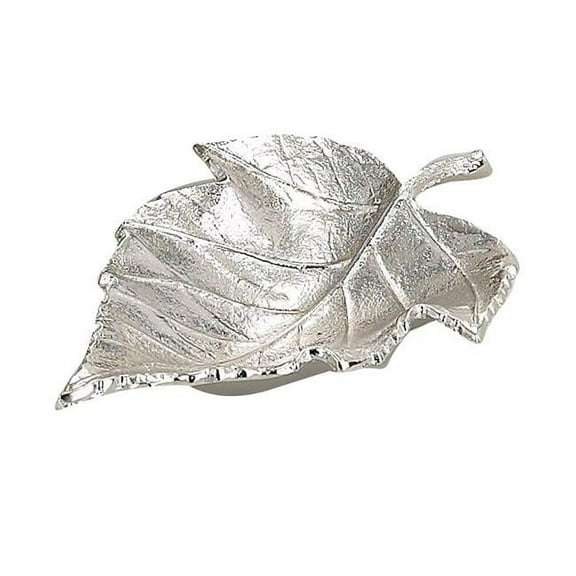 Silver Maple Leaf Dish, Med., 9 x 7 in.