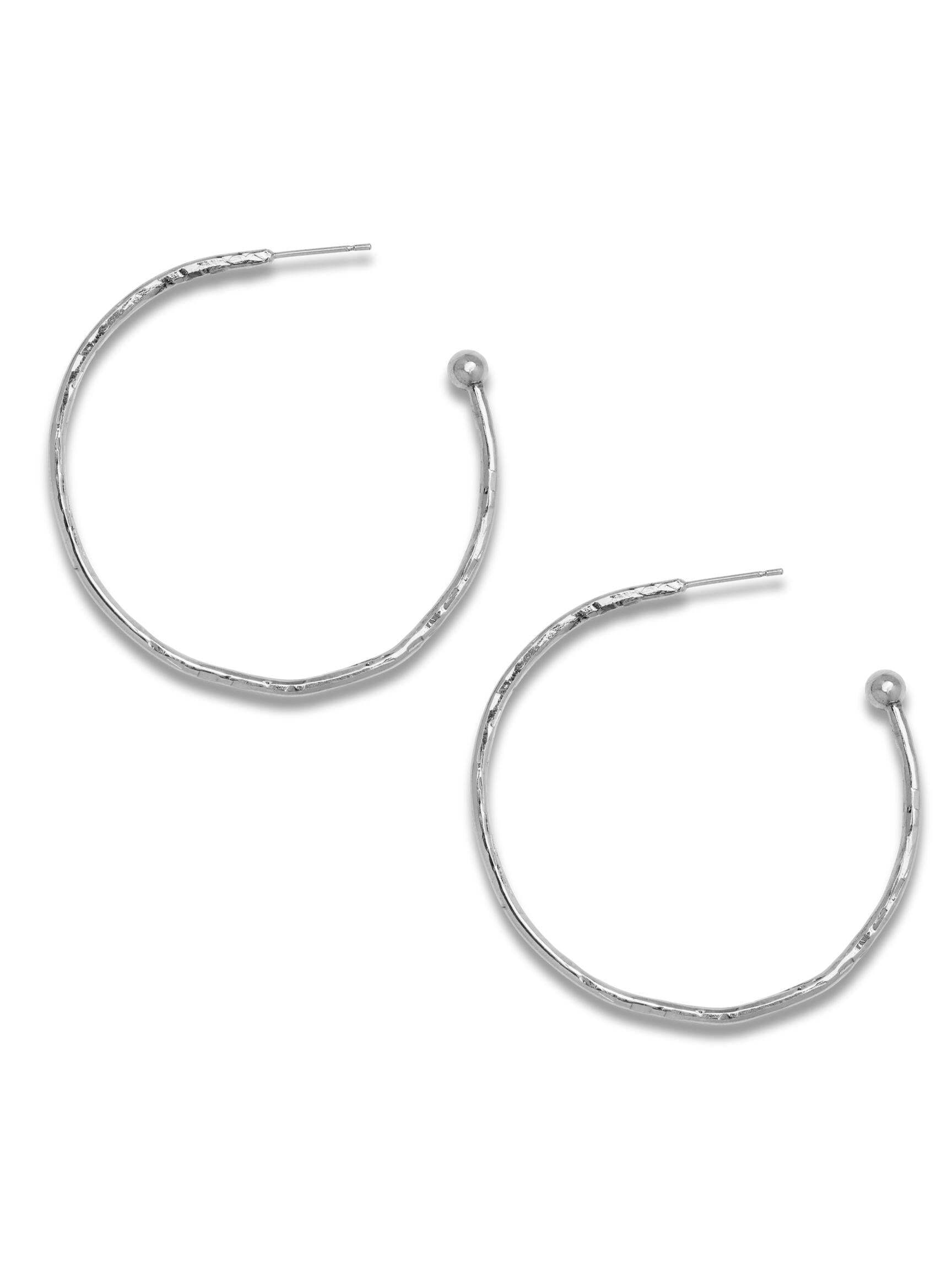 Neptune's Rings Post Hoop Earrings
