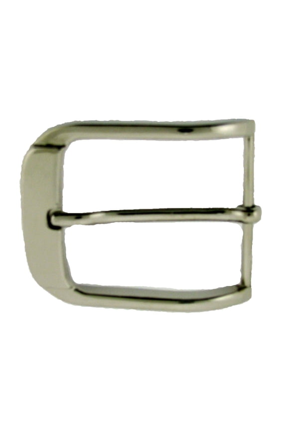 Silver Mens Pin Belt Buckle Up to 1.75" Inches or 44 MM Wide Belt Single Prong Metal Unisex