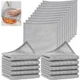 thumbnail image 1 of Silver Mesh Dish Cloths Wire Dish Washing Rags Magic Cleaning Cloths Stainless Steel Metal Cloth for Dishes Sinks Counters Stove Tops Easy Rinsing 7.87x7.87 Inch 20 Pack, 1 of 8