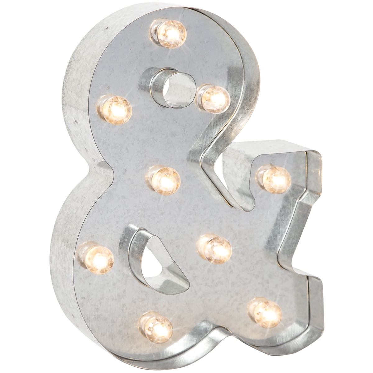 Darice White Metal Marquee Letter - 9.87 Tall, White Finish –  daniellewalkerenterprises