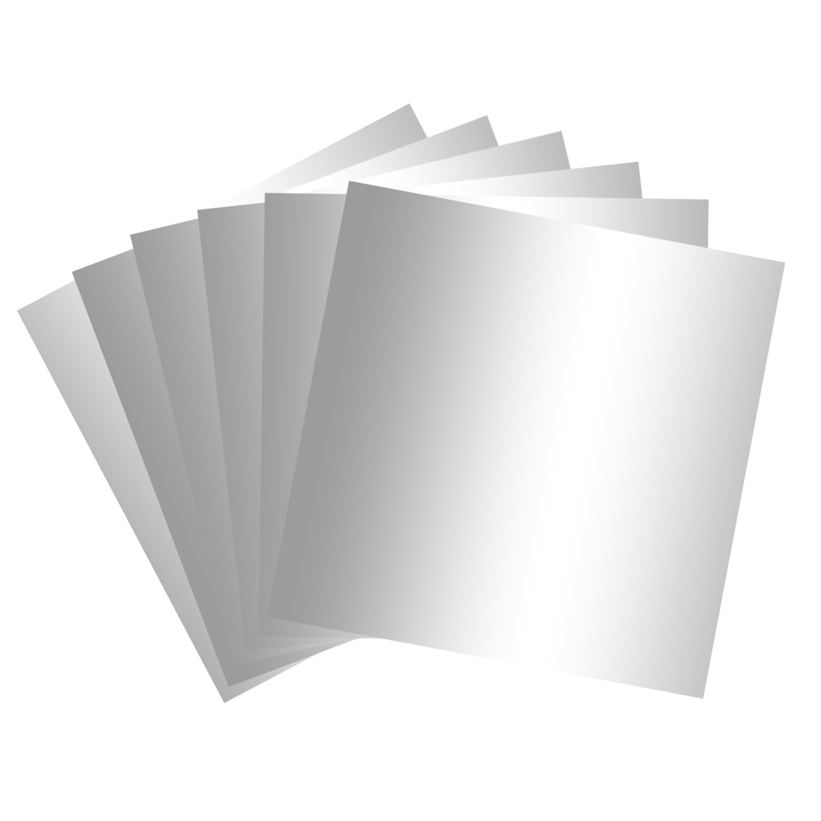 Silver Card Material Silver Metallic Cardstock Paper, STF9 30pcs of 12”x12” (250 GSM) - Foil ...