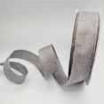 thumbnail image 1 of Silver Metallic Fabric Ribbon, 1 of 1