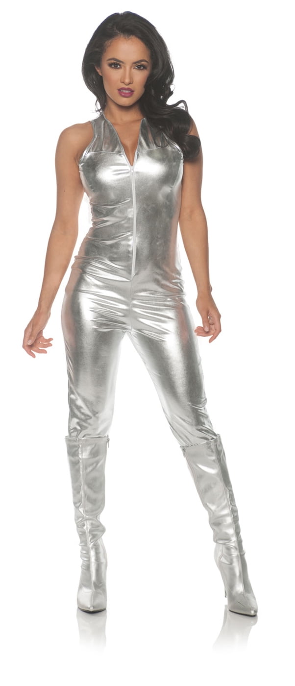 Women's metallic best sale jumpsuit