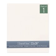 Silver Mist 22x26 Uncut Art Mat Board - No Opening - 1 Mat