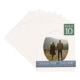 thumbnail image 1 of Silver Mist Picture Frame Mat for 11x14 Frames - Oval Opening for 8x10 Photos - 10 Mats, 1 of 7