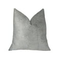 thumbnail image 1 of Silver Moon Gray and Silver Luxury Throw Pillow, 1 of 3
