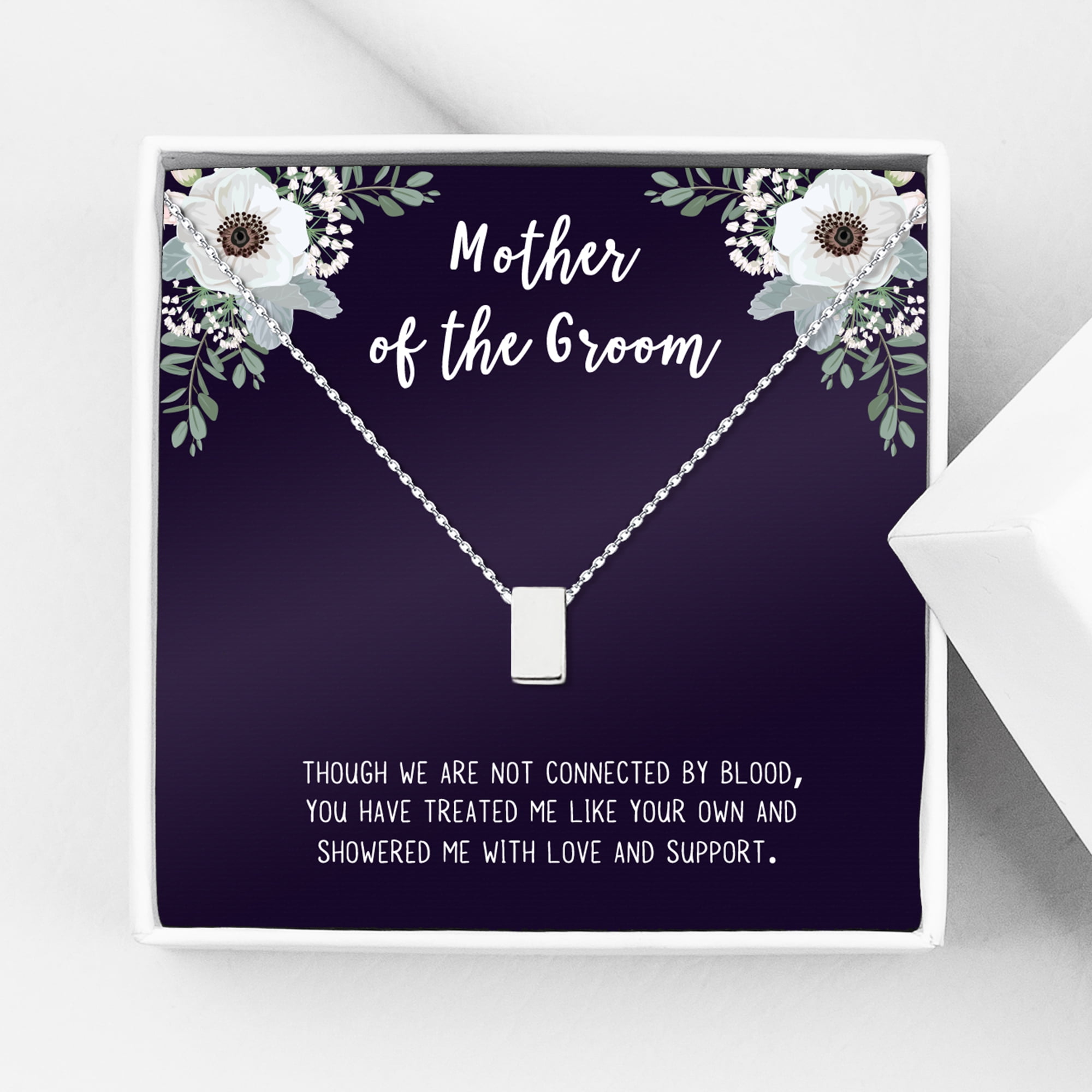 Silver Mother's Day Necklace for Mom