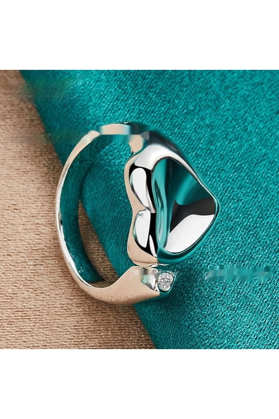 Silver Mouth Ring Women's Fashion Accessories Jewellery