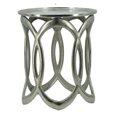 thumbnail image 1 of Silver Nesting Side Table - Nickel - Set of 2, 1 of 2