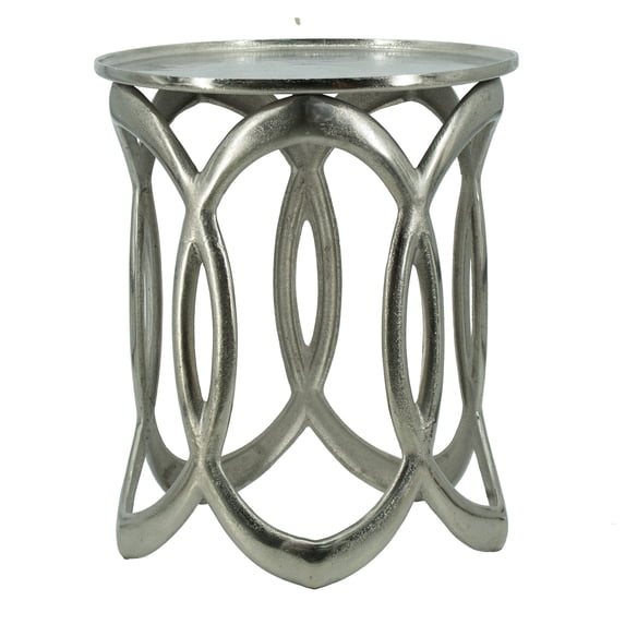 Silver Nesting Side Table - Nickel - Set of 2