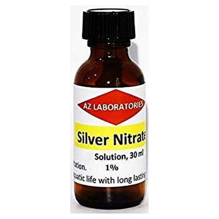 Silver Nitrate Solution / 1% / 30 ML / 1 FL OZ/USA Finest Quality