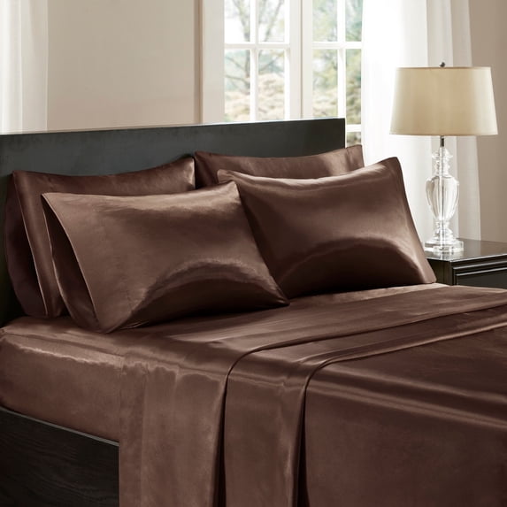 Silver Orchid Wyman Satin 6-piece Sheet Set